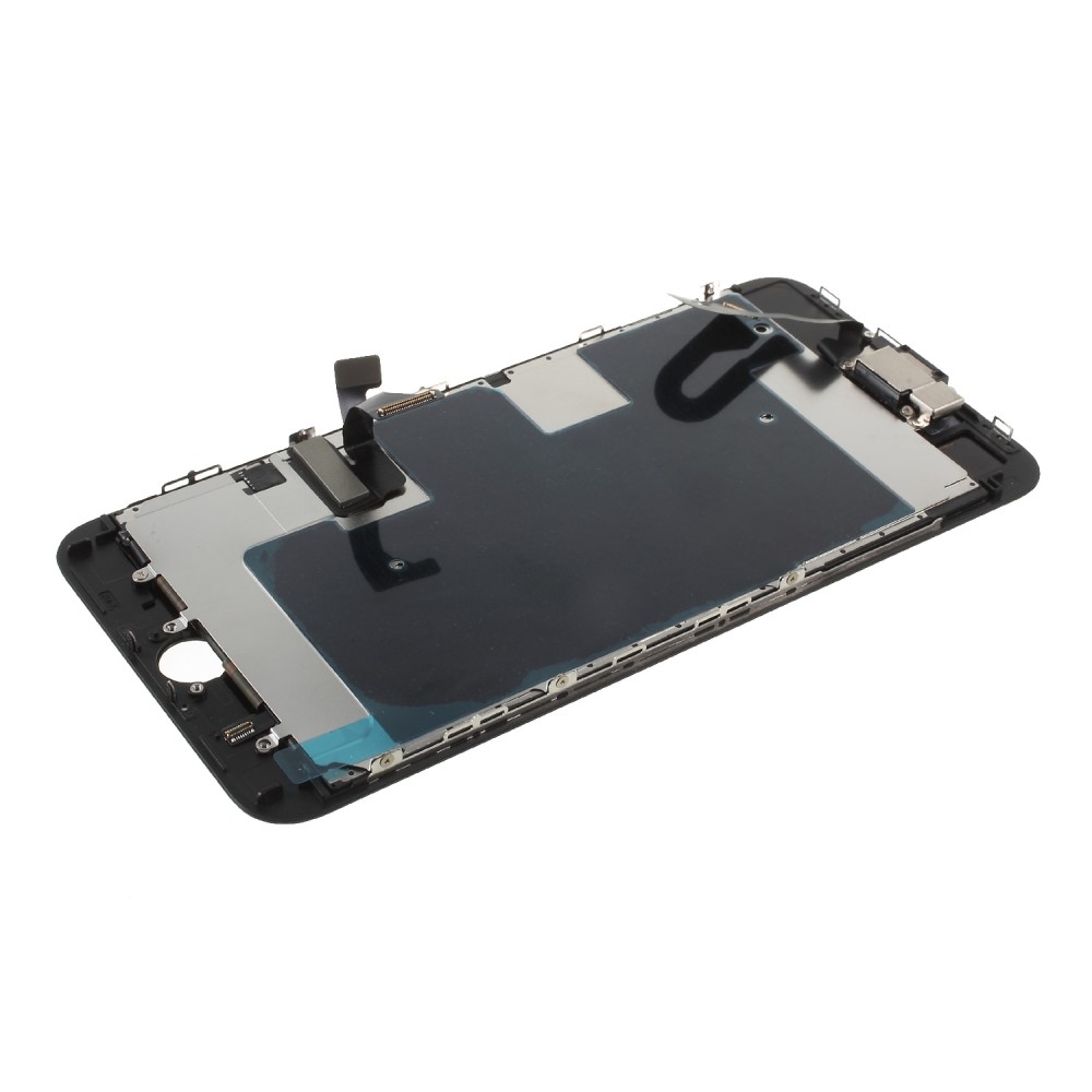 iPhone 8 Plus Komplettdisplay (Digitizer, LCD, Rahmen, Front Kamera, Metallplatte) - Schwarz