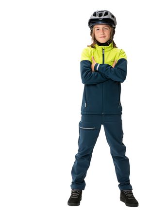 QIMSA Kinder-Softshelljacke  chute green  122128