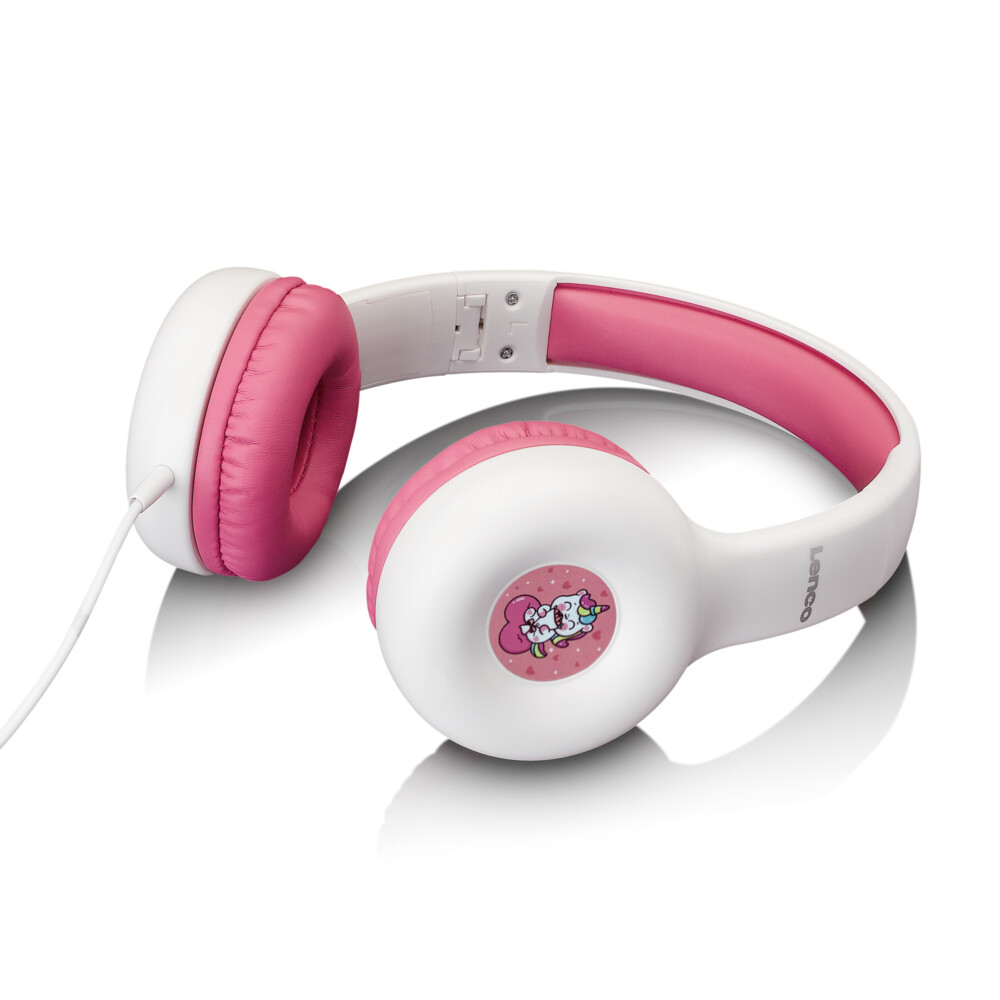 Alecto Hoofdtelefoon Wit / Roze