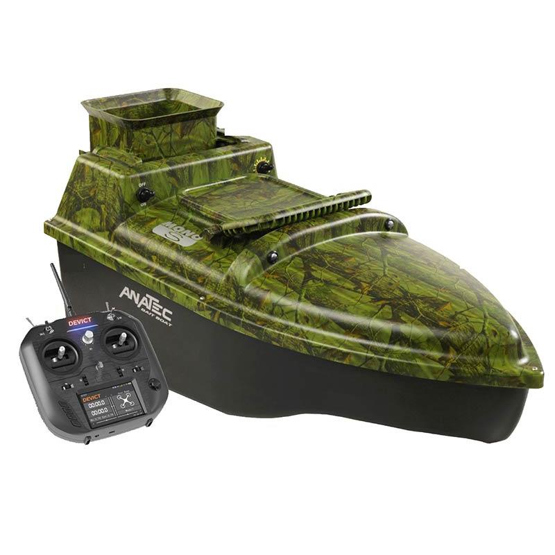 Bateau Amorceur Anatec Monocoque 3B Oak Batterie Lithium + Moteur Brushless + De-Sr07