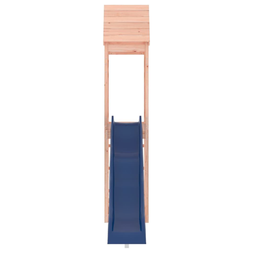 Aire de jeux d'extérieur balançoires toboggan portiques robuste jeux jardin 55 x 292 x 264 cm bois massif de douglas 02_00047