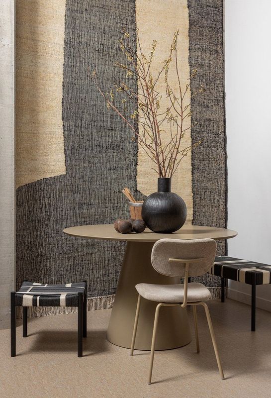 WOOOD - Jorre - Eettafel - Ronde Vorm - MDF - Matte Kleurafwerking