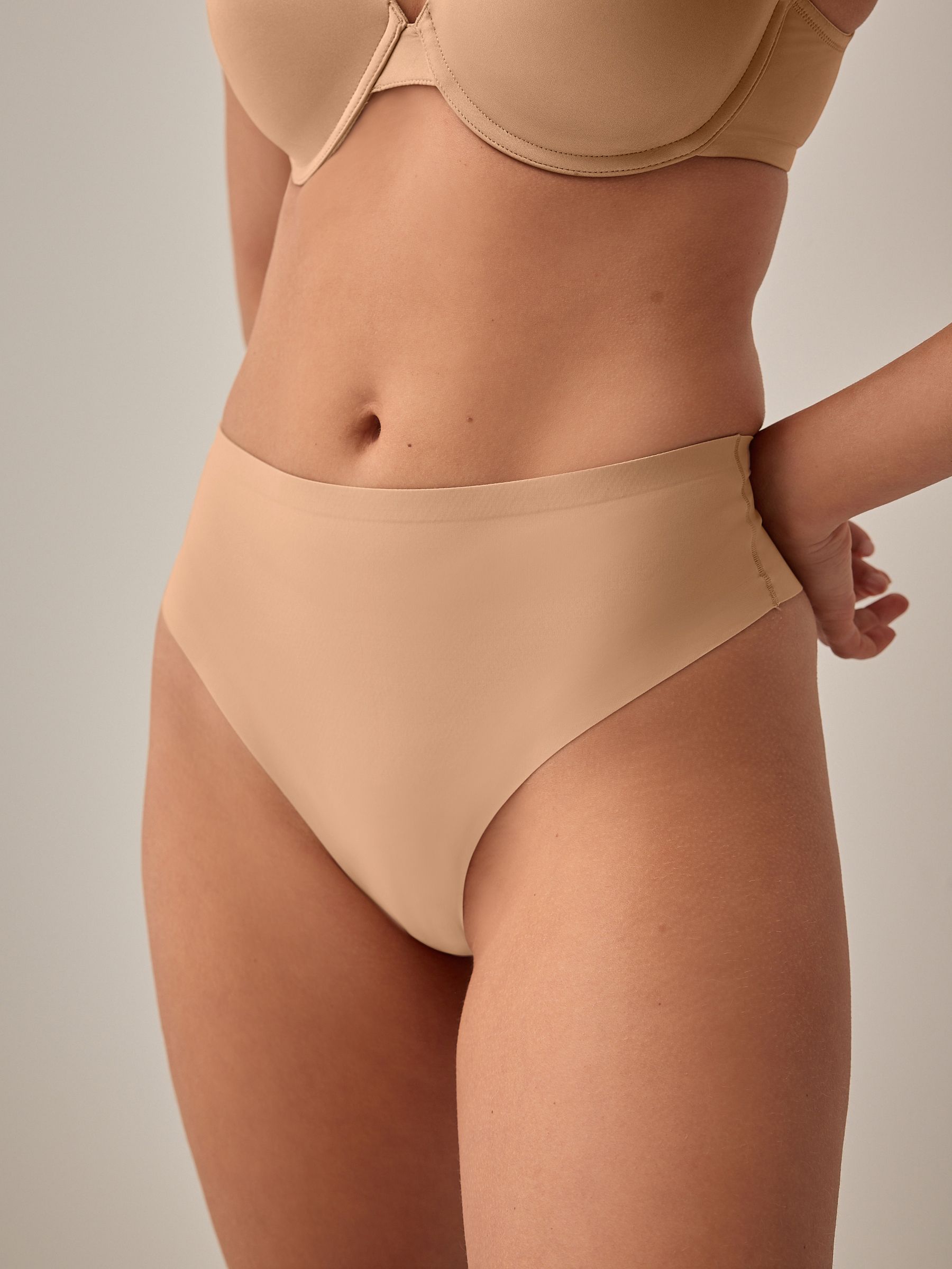 Praline nude - No VPL Tummy Control Shaping Knickers