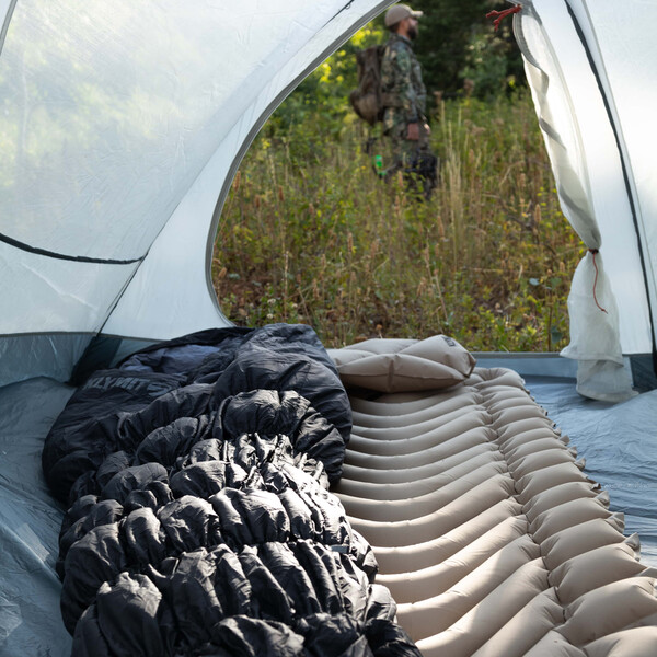 klymit - Matelas Insulated Static V - autogonflant à isolation renforcée Marron