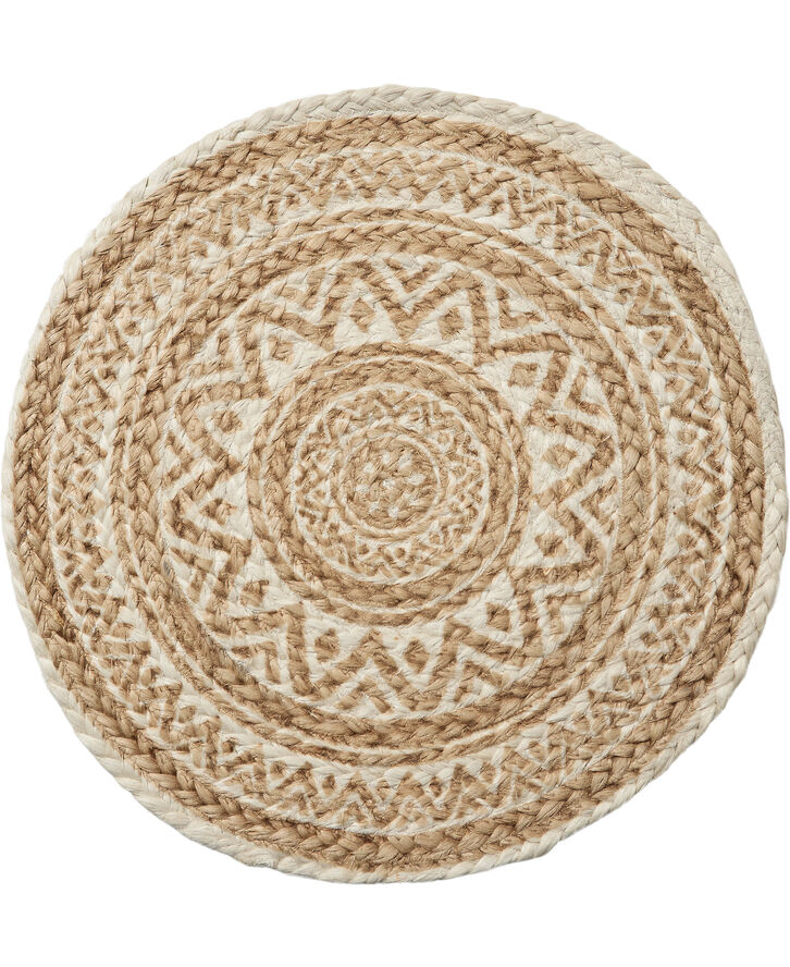 Magasin du Nord Collection JUTE/HVID-BEIGE, DÆKKE SERVIET