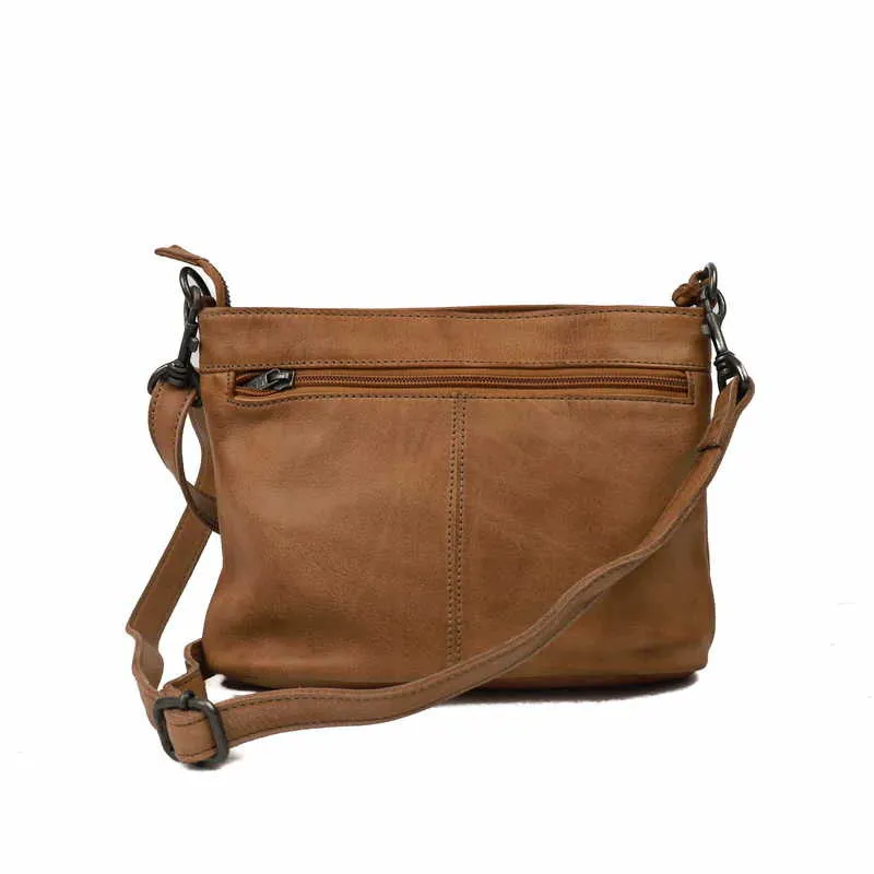 BEAR DESIGN Umhängetasche Taupe Leder