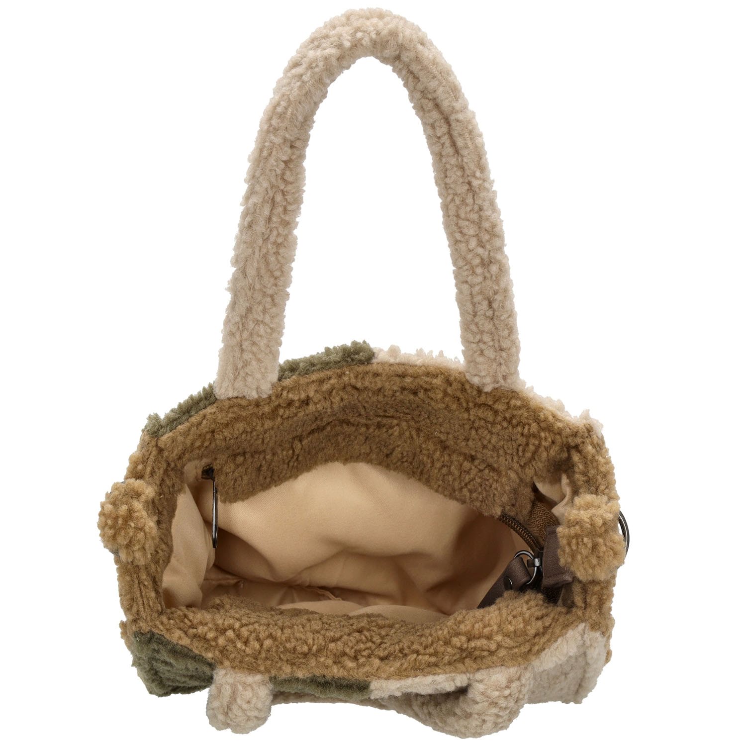 Zebra Trends Teddy Denise Handbag taupe