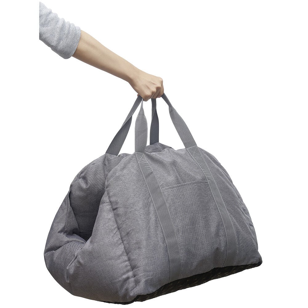Panier de transport auto et couchage pour chien 3 en 1
