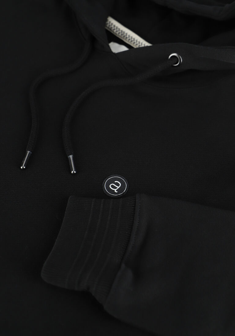 ANERKJENDT zwarte anerkjendt sweater aknigel organic hoodie