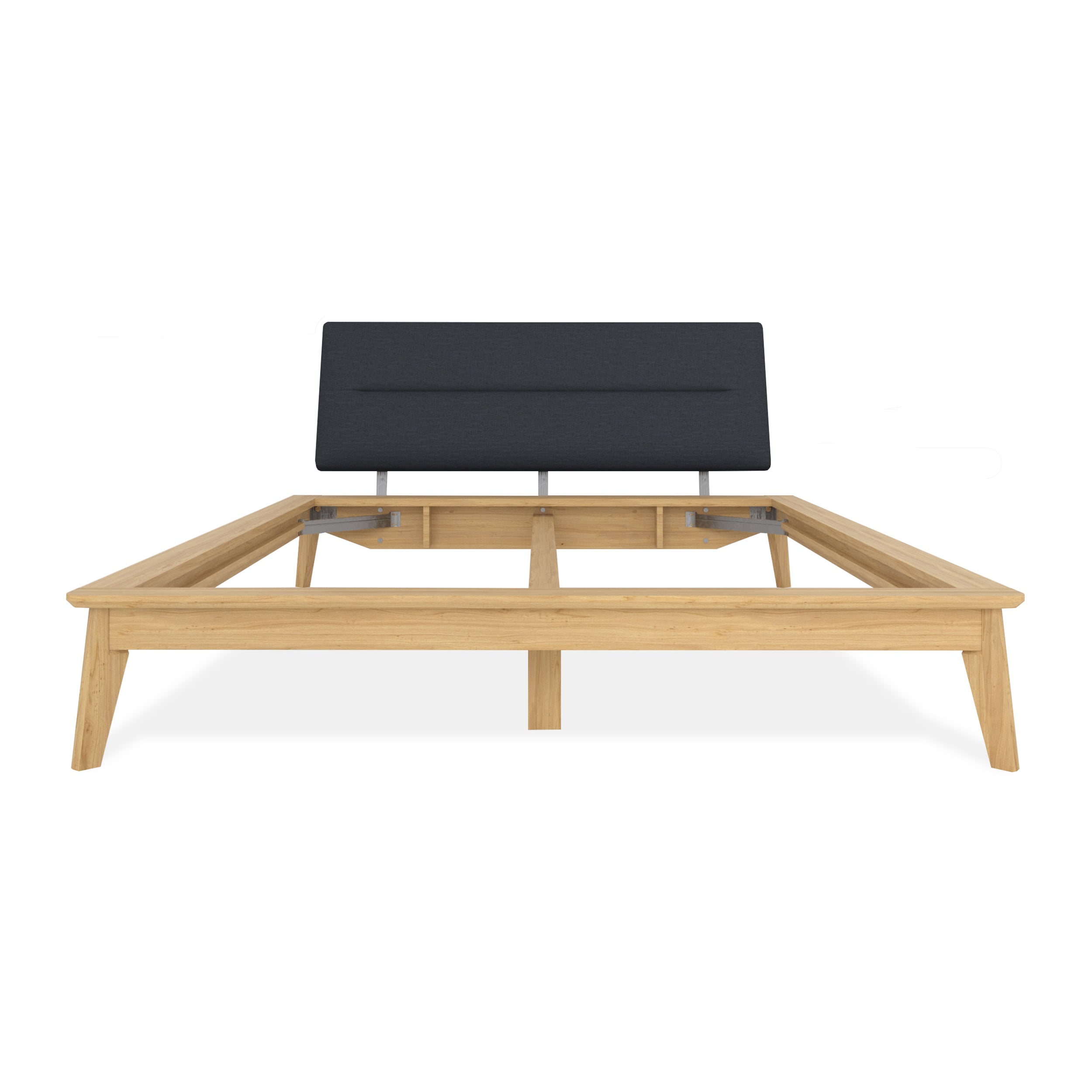 by fonQ Norre Bedframe 140 x 200 cm - Donkergrijs