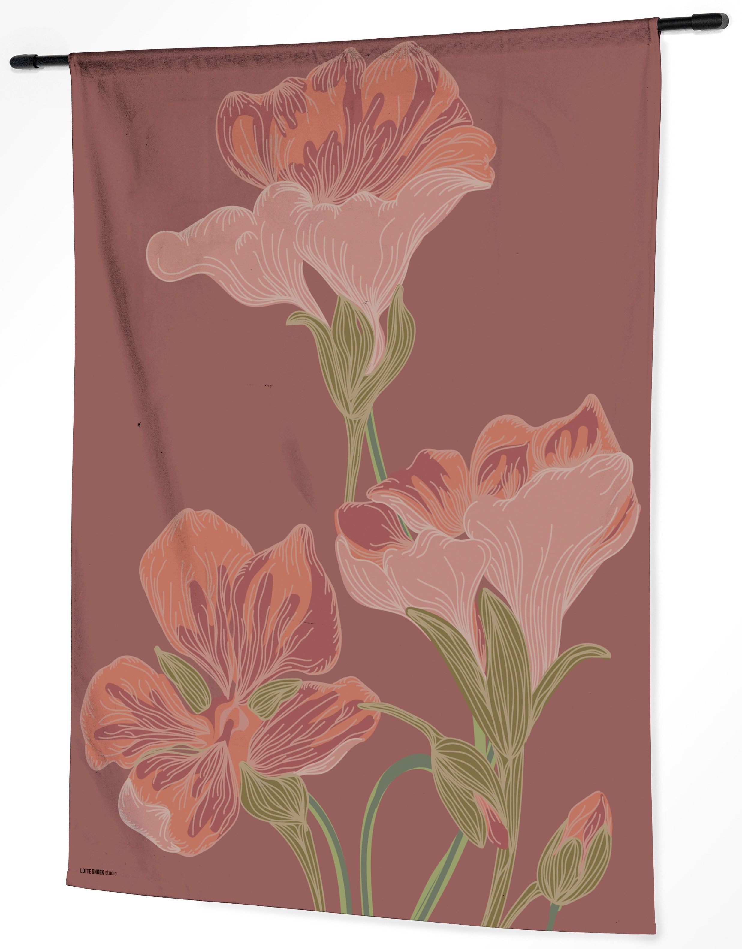 Wandkleed Majus