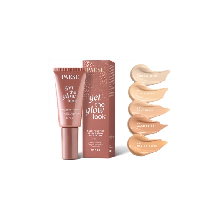 Paese Get The Glow Look Multitasking Illuminating Foundation Beige Light ml