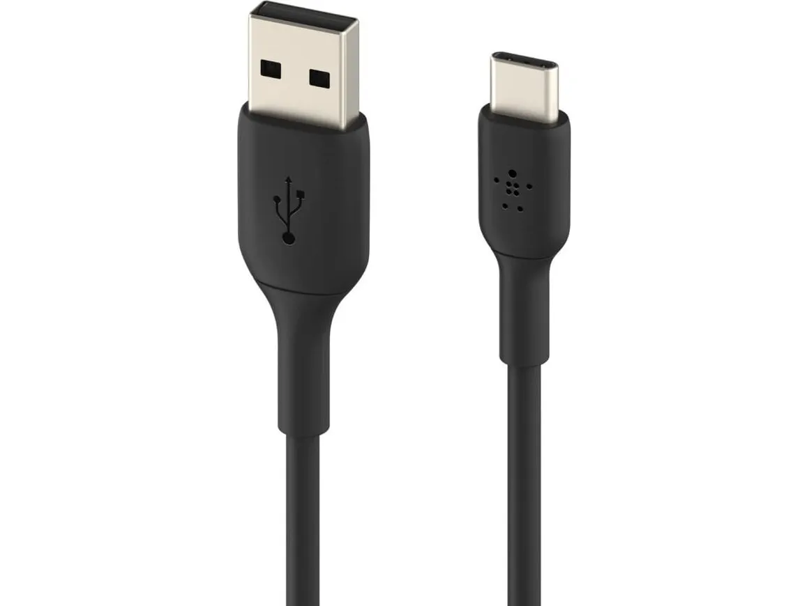 Belkin BoostCharge - USB-kabel - 24 pin USB-C (han) til USB (han) - 1 m - sort