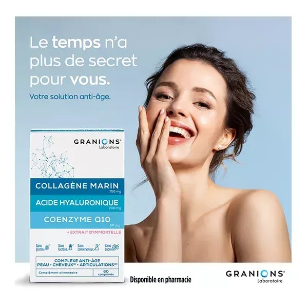 Granions Collagen Complex com Ácido Hialurônico e Coenzima Q10, 60 comprimidos