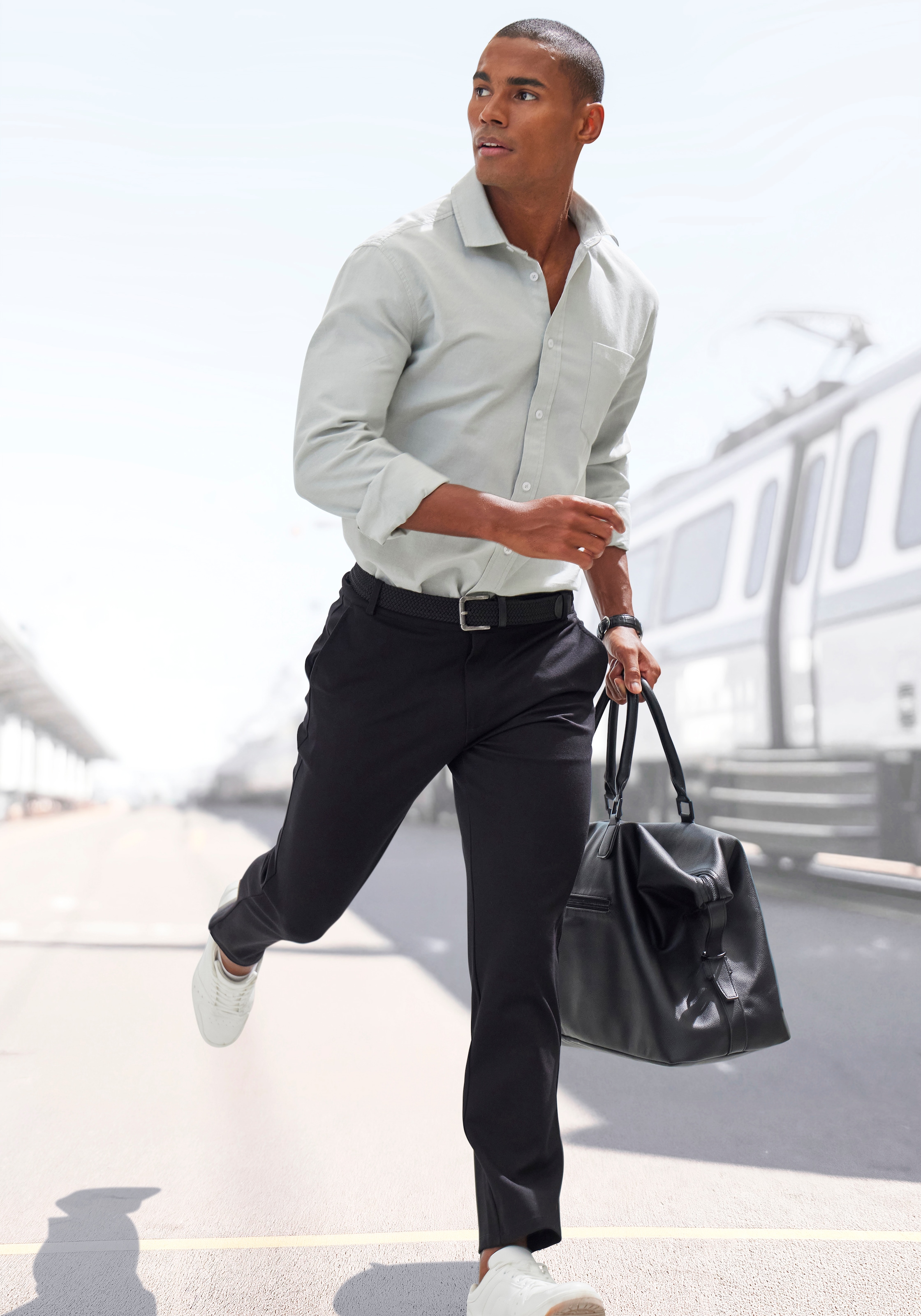 John Devin Stretch-Hose »regular-fit«  bequeme Hose aus elastischer Qualität