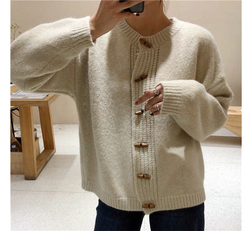 aistera - Effen dufflecardigan