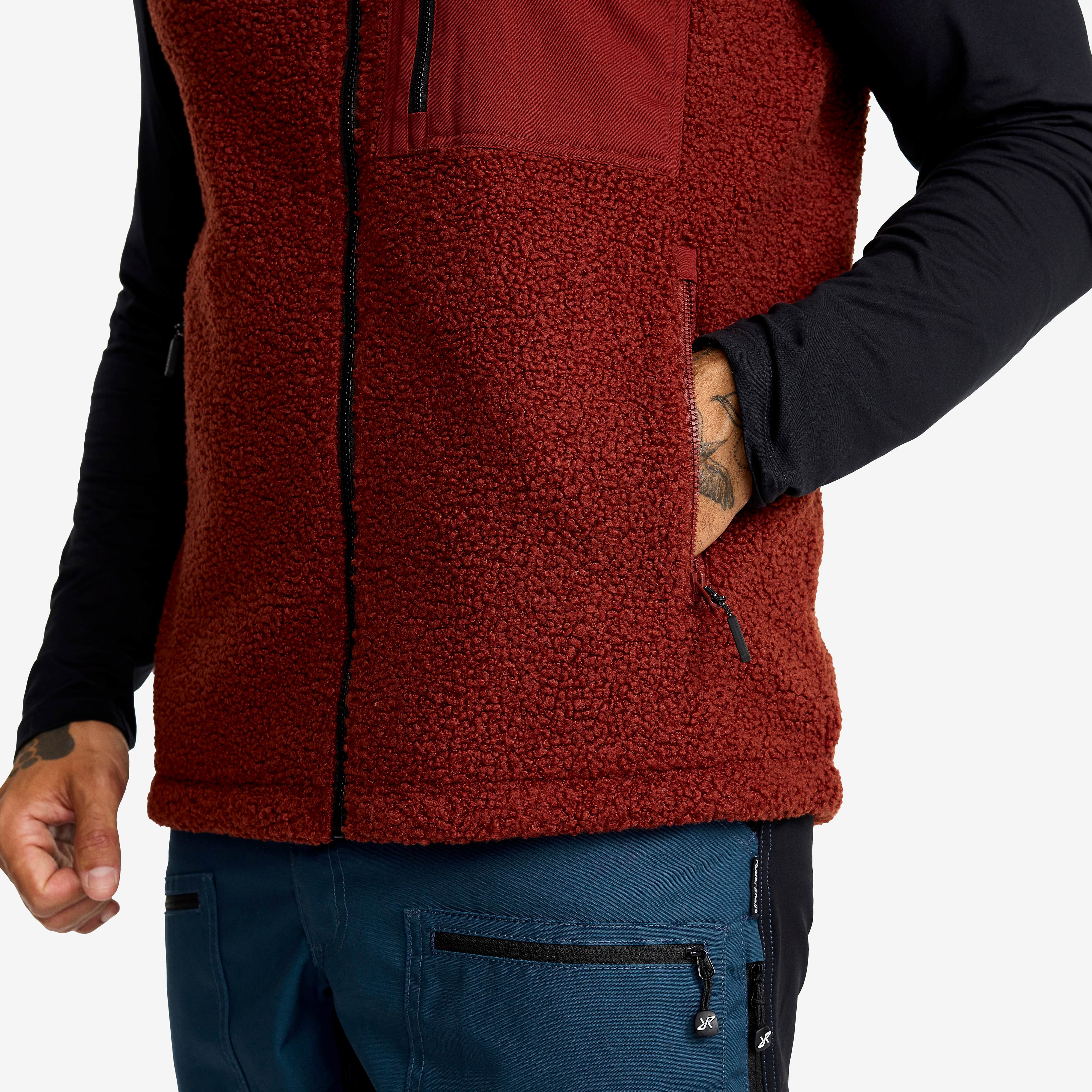 Bigfoot Pile Vest Herre Fired Brick