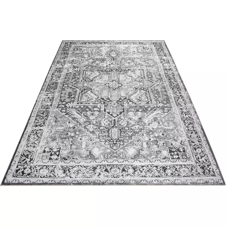 Wecon home Kurzflorteppich Seelace grau