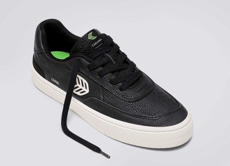 Cariuma Luan Pro Black Premium Leather Ivory 6.5 US / 39 EU