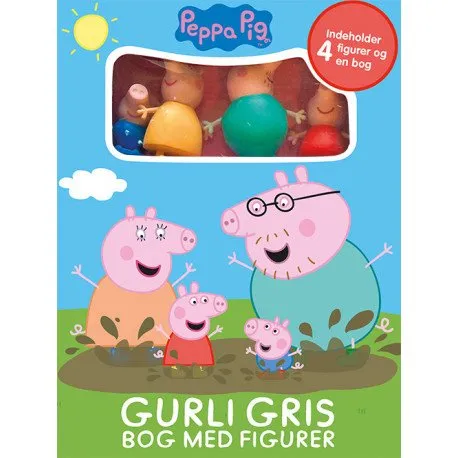 Peppa Pig - Gurli Gris - Bog med figurer