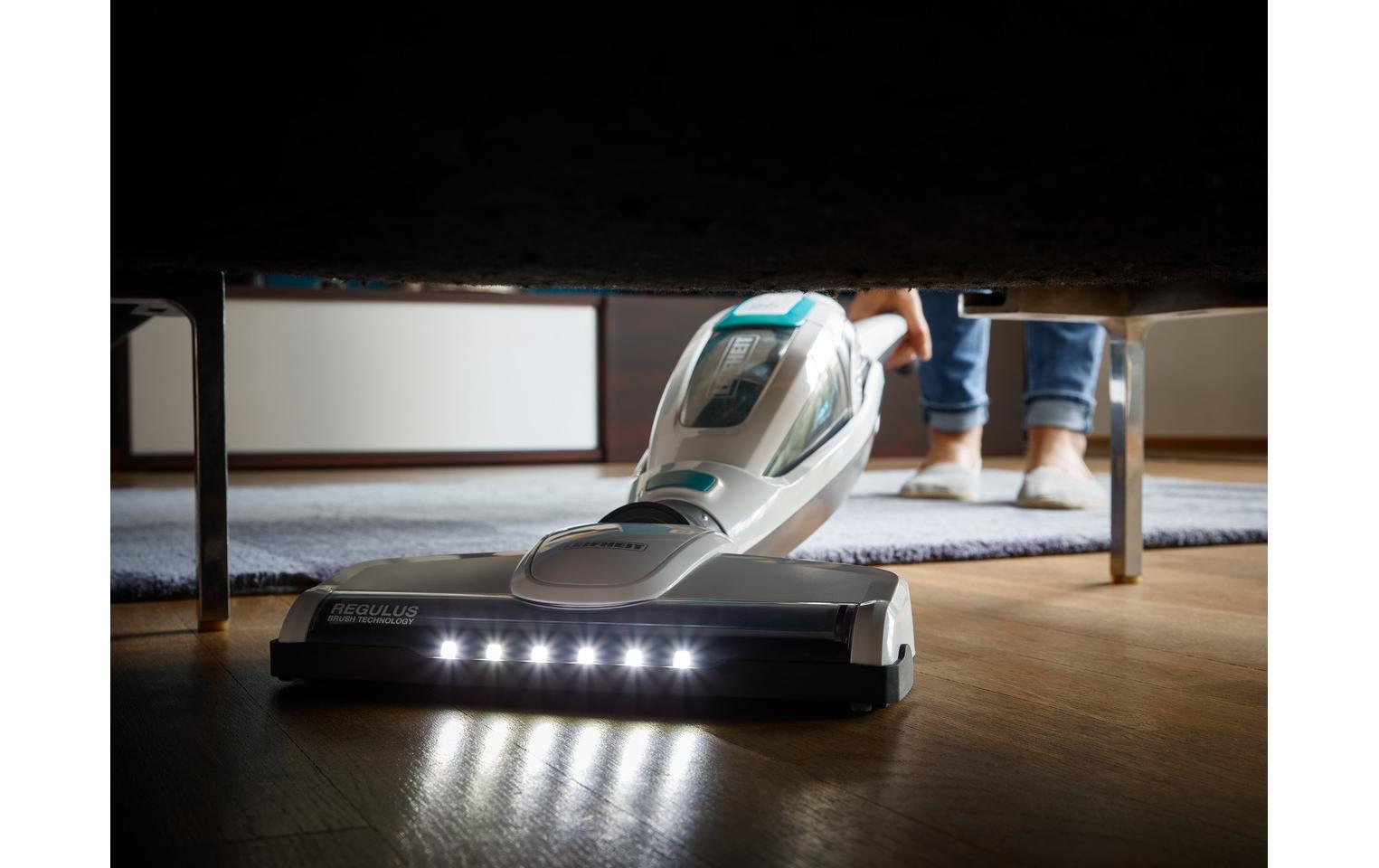 Akku-Hand- und Stielsauger Regulus PowerVac 2in1 Weiss<br>Kabelloser Staubsauger