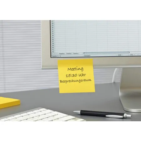Post-it® Super Sticky Notes, 1 Block à 90 Blatt