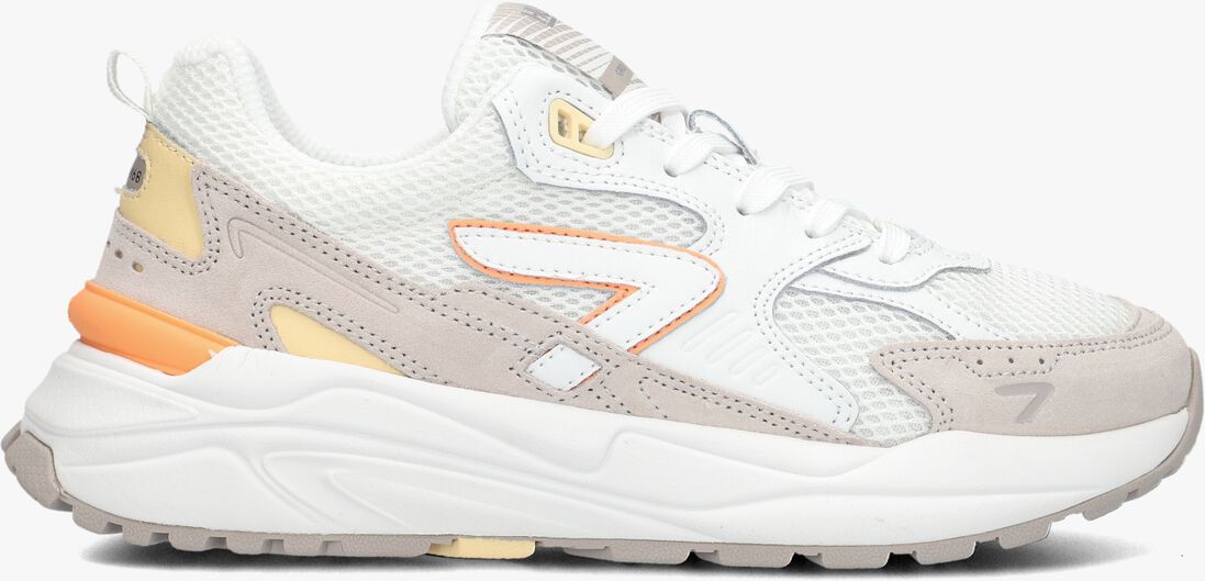 HUB witte hub lage sneakers grid-w