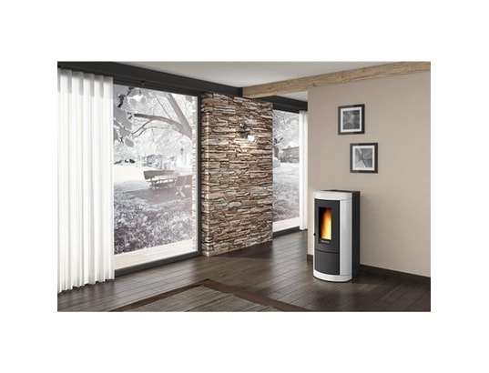 NORDICA EXTRAFLAME - Poêle à granulés mietta evo blanc - électronique 8 kw