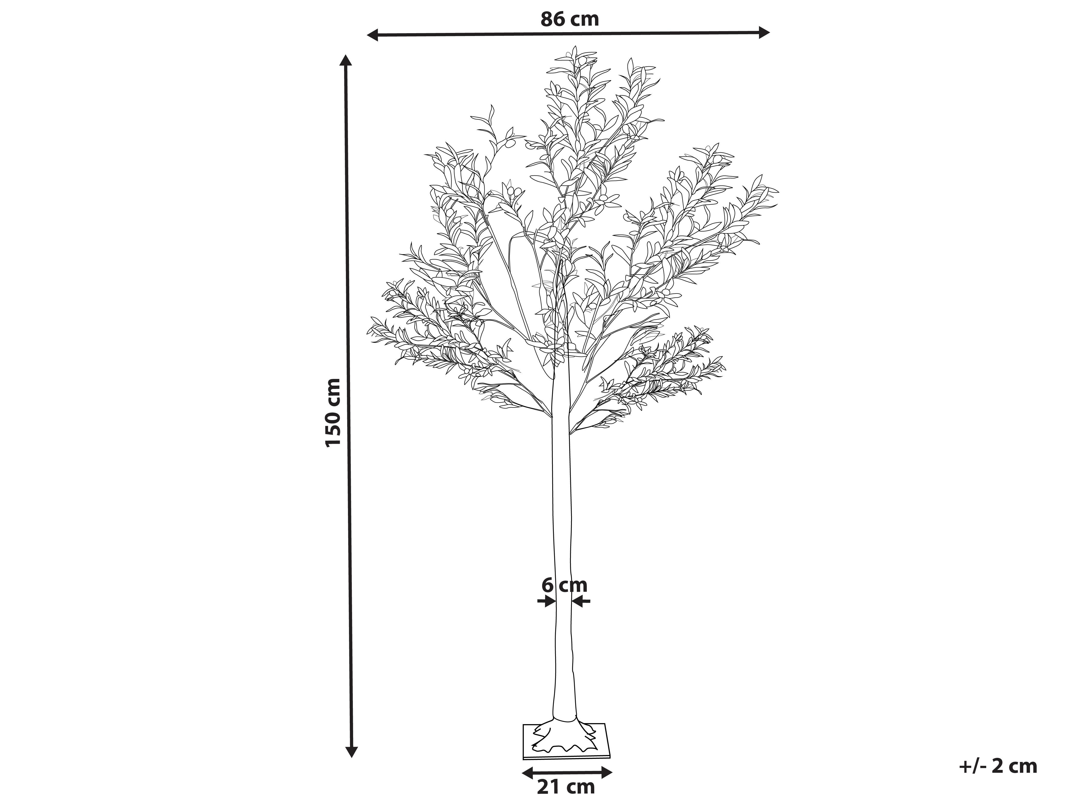Buitendecoratie LED MELAKKO Boom 150 cm Groen