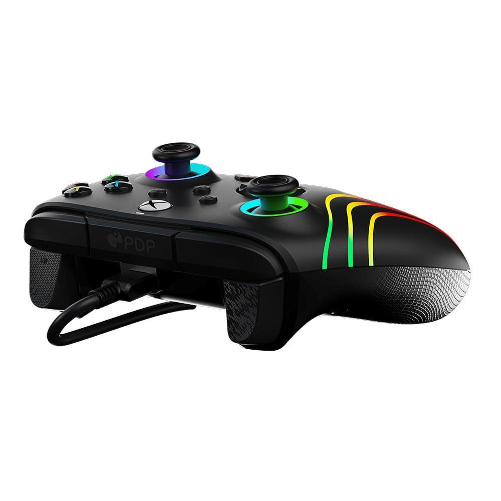 PDP GAME Afterglow Wave Wired Xbox Controller Black
