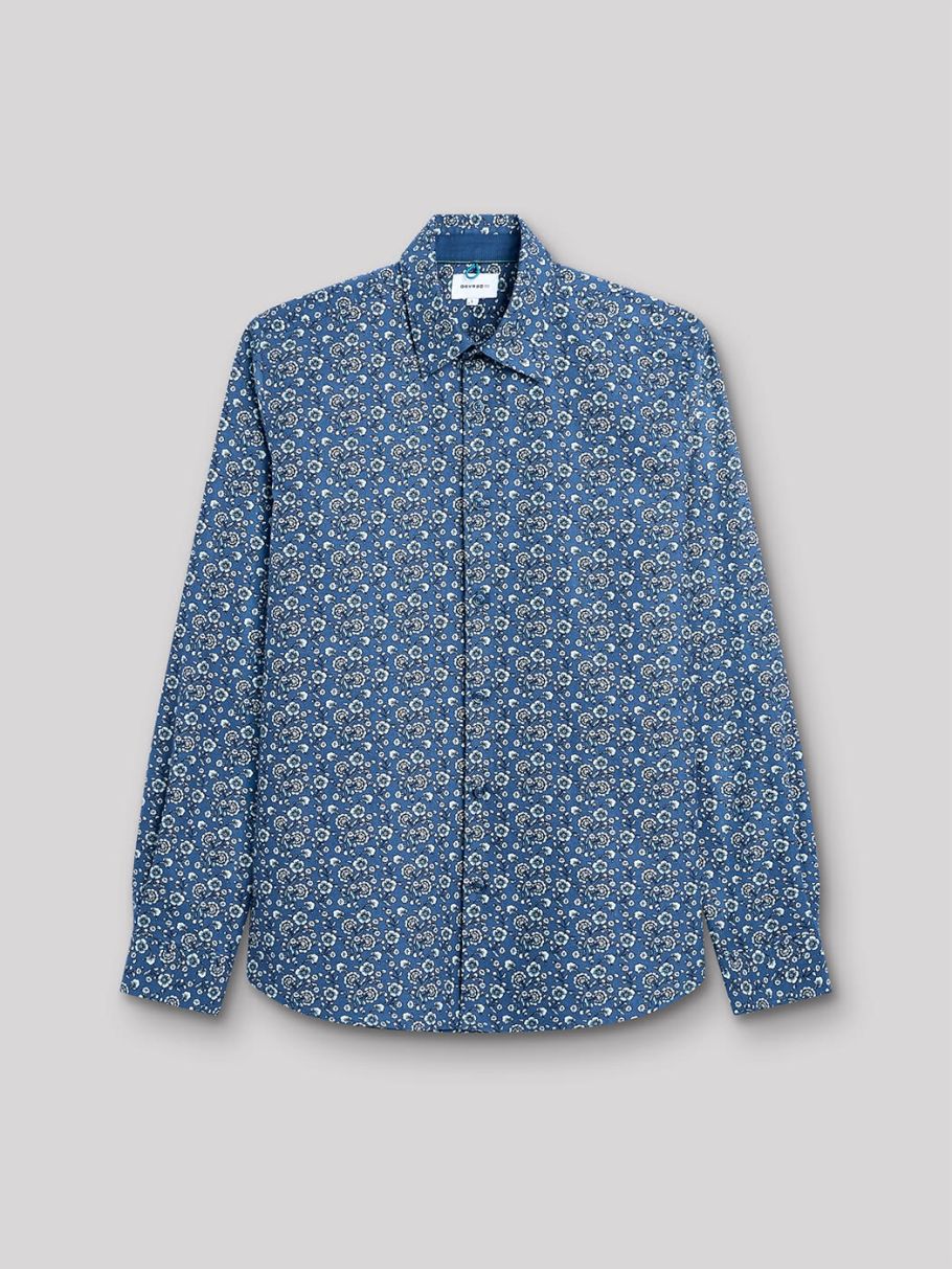 Chemise slim fleurie