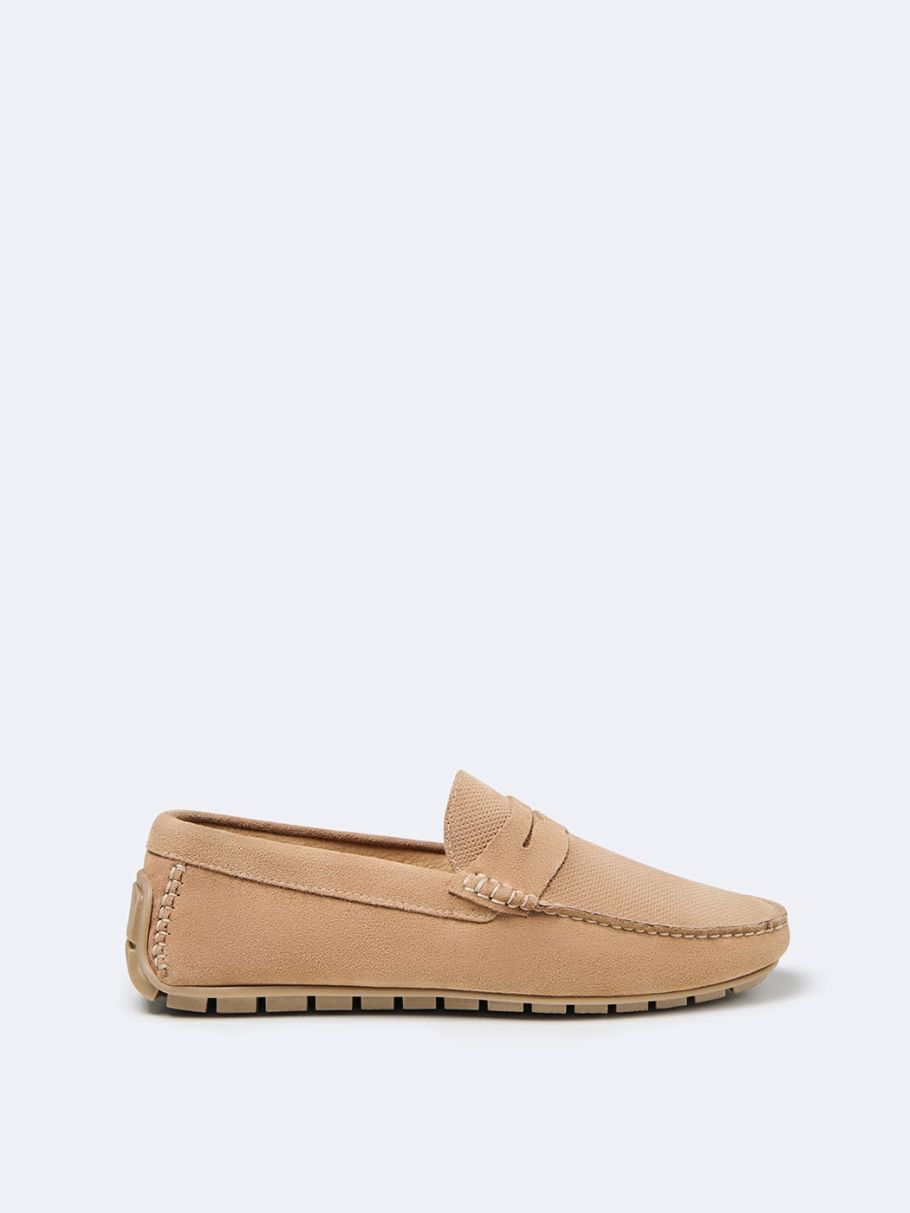 Mocassins en cuir