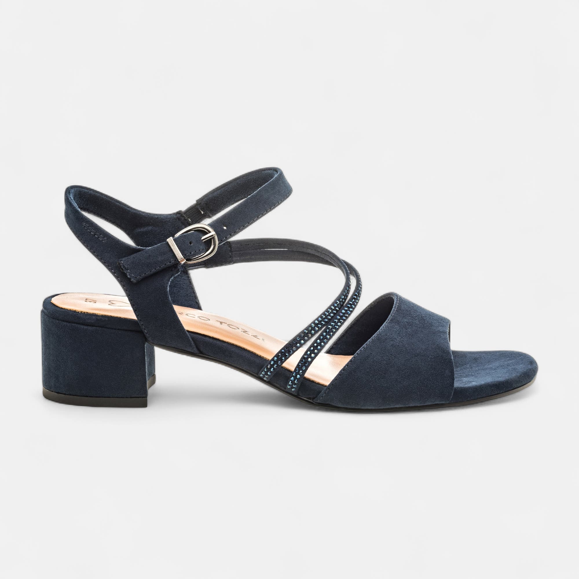 Nu-pieds Femme bleu marine