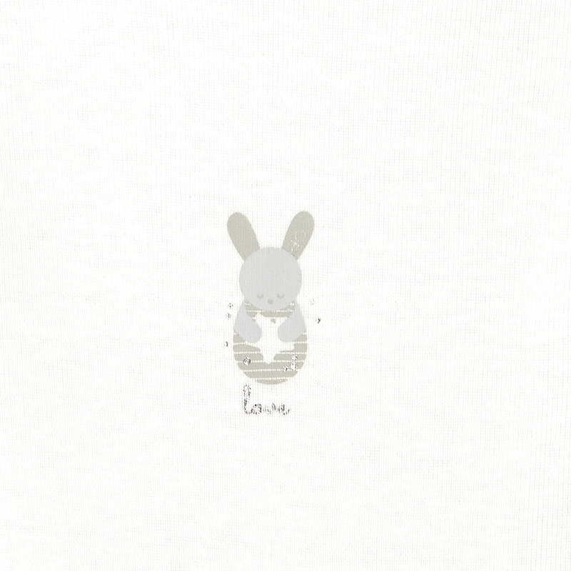 Body col US lapin (lot de 3) blanc naissance