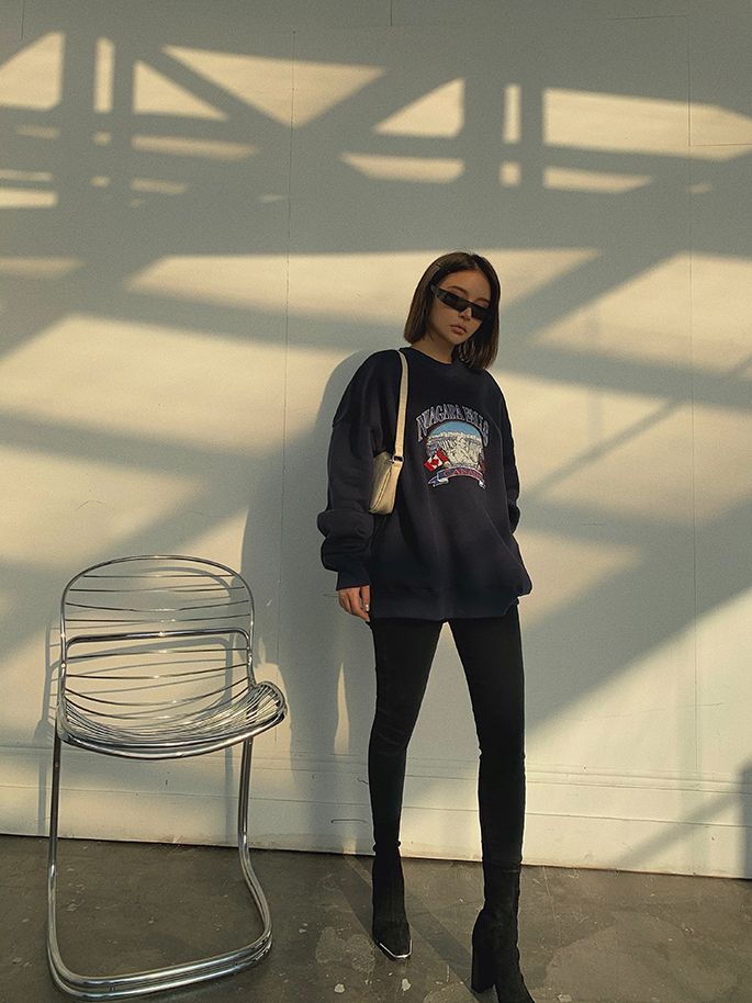 Colada - Geborduurd losvallend sweatshirt
