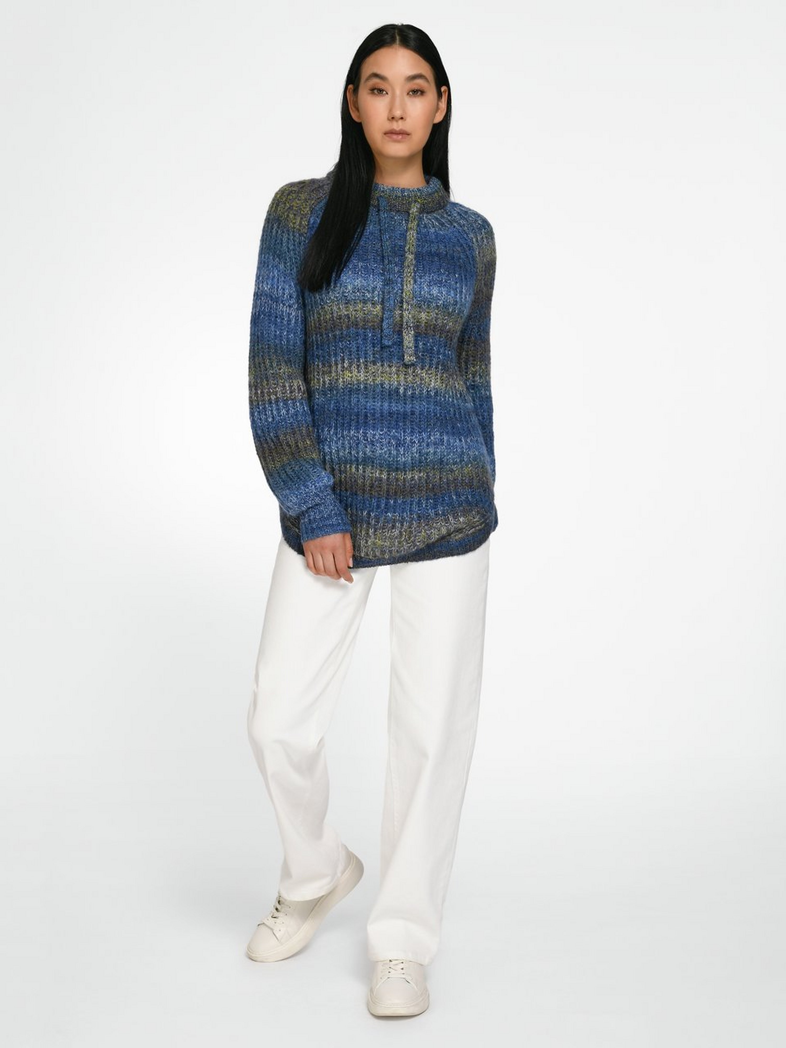 Pullover mit Stehbund