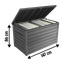 Putekasse 870 l 147x86x83 cm