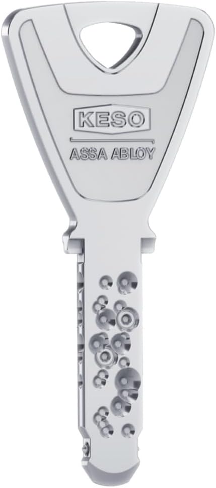 KESO 8000 Omega² 81.A16 Doppelzylinder 30/40 mm | Modularer Schließzylinder Profilzylinder | Aktiv-Kopierschutz Not- und Gefahrenfunktion/Prioritätsfunktion | Sicherungskarte + 5 Schlüssel