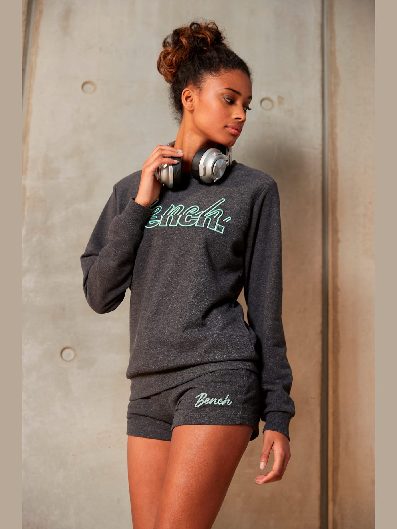 Sweatshirt avec logo imprimé