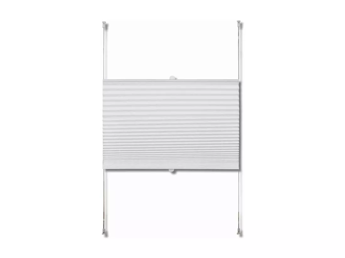 Store plissé 110x125 cm Blanc