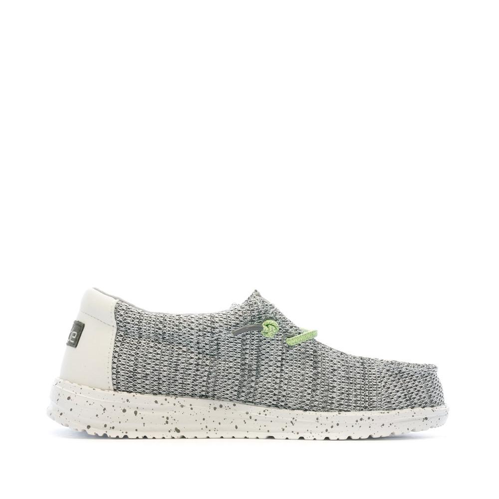 Hey Dude Chaussures Grises/Noires Garçon Hey Dude Wally Youth
