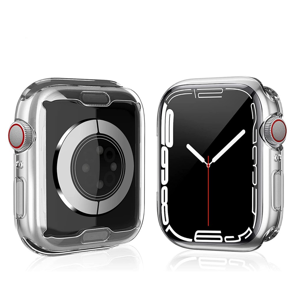 Apple Watch (41 mm) Gummi Bumper mit Displayschutz - Transparent
