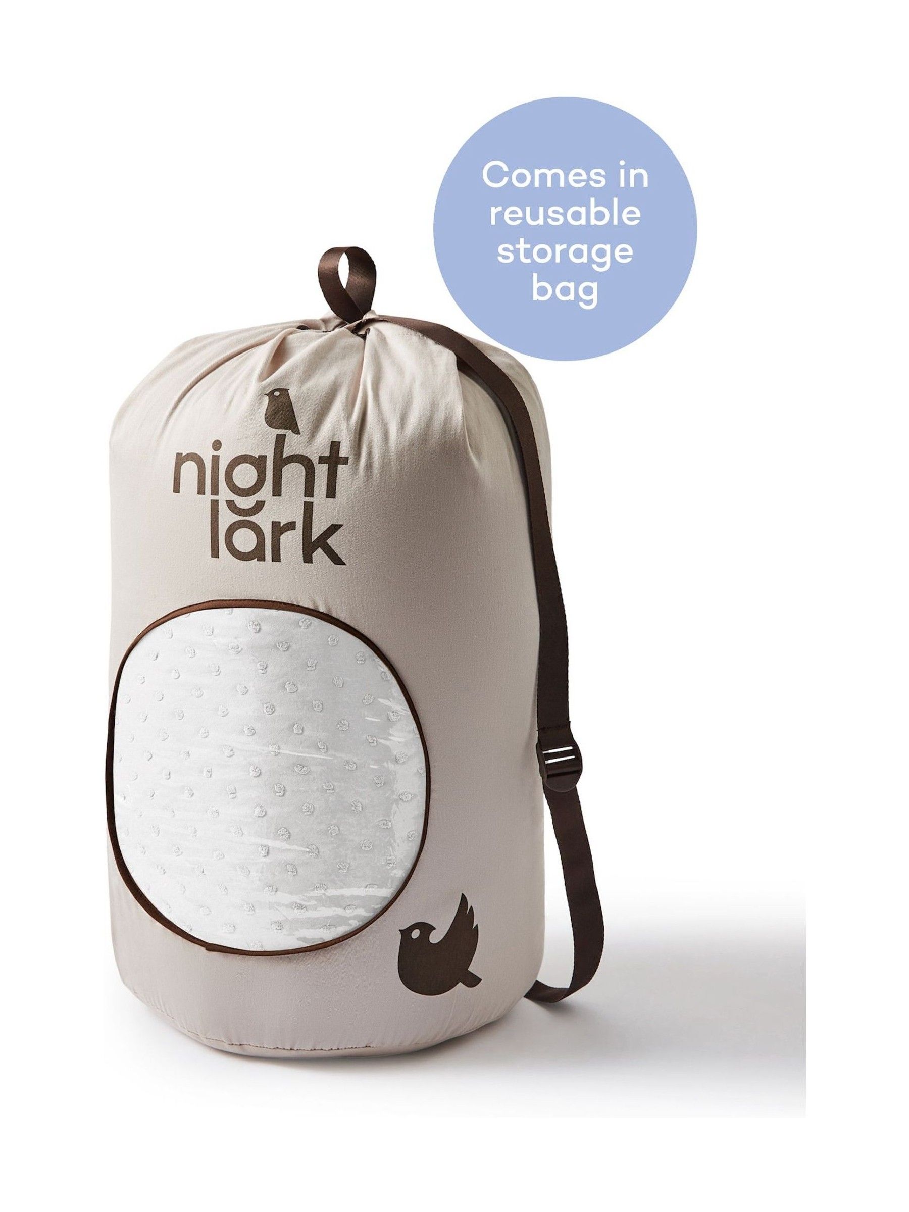 Night Lark Tufted Dot Coverless Duvet and Pillowcase Set