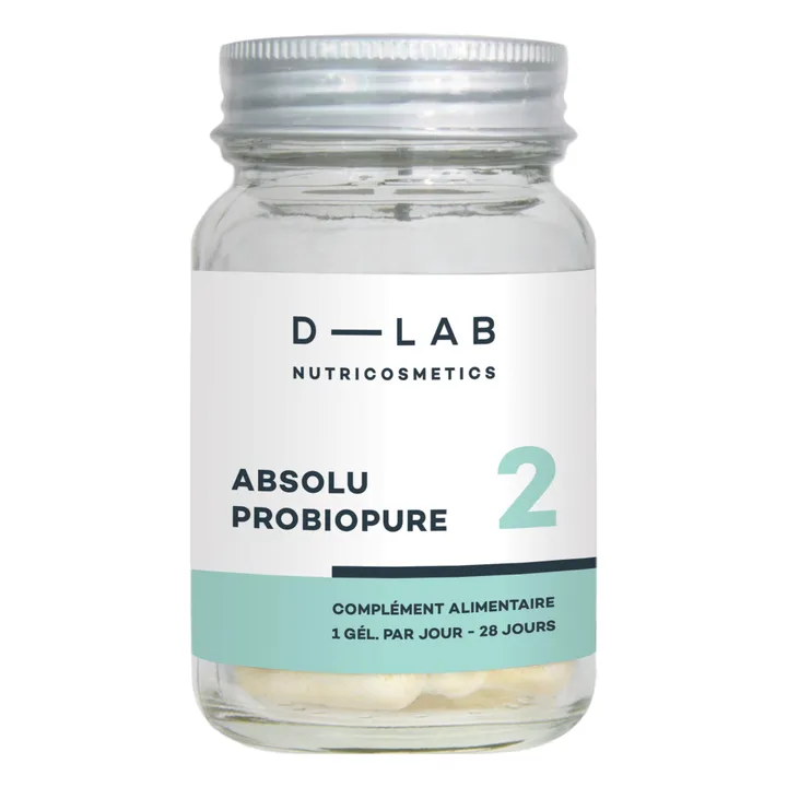 D-LAB NUTRICOSMETICS Absolu Probiopure équilibre de la flore intestinale Complément alimentaire - 1 mois