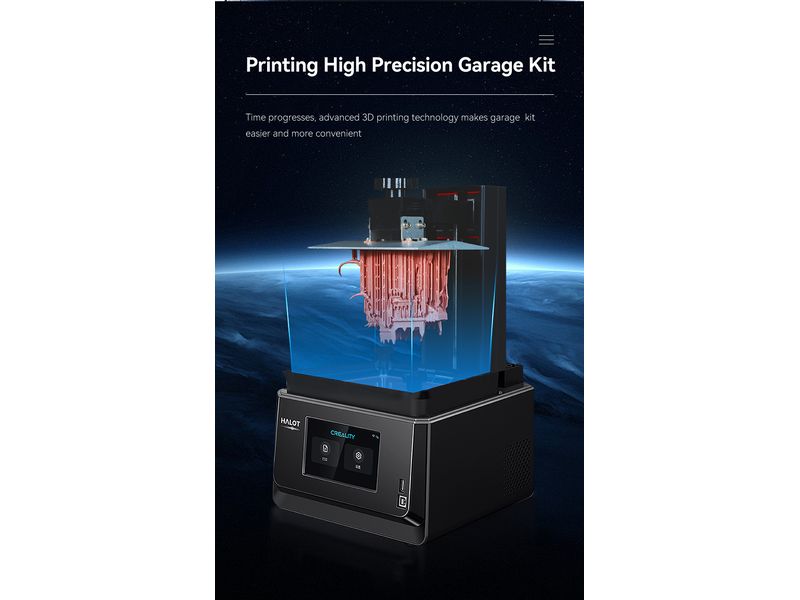 Creality Resin LCD Modellbau, 1000 g, Mattorange High Fidelity Modell-Harz