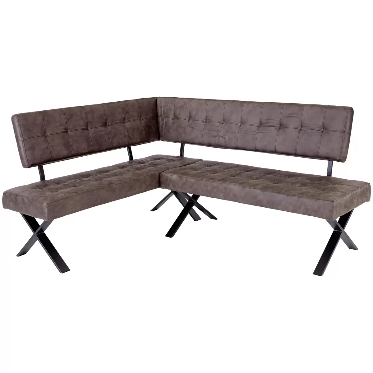 Eckbank Donna RE braun,anthrazit