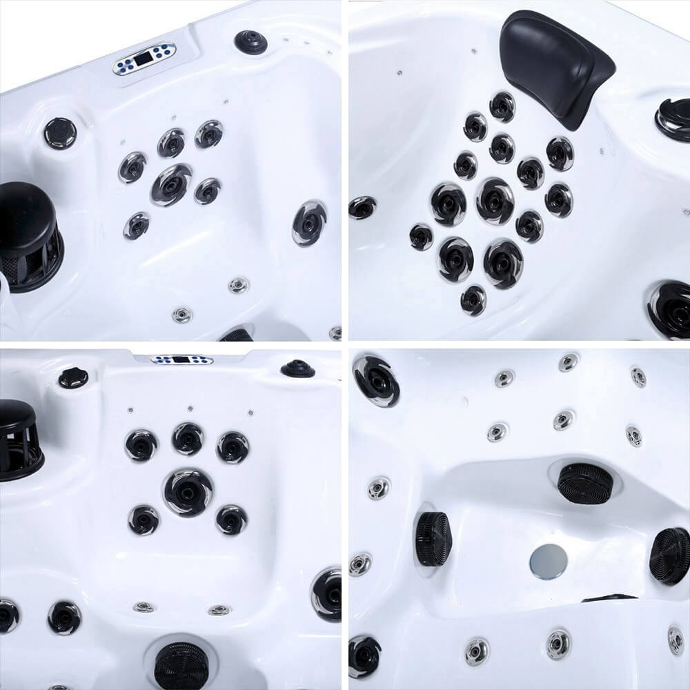 Home Deluxe Outdoor-Whirlpool BEACH PURE