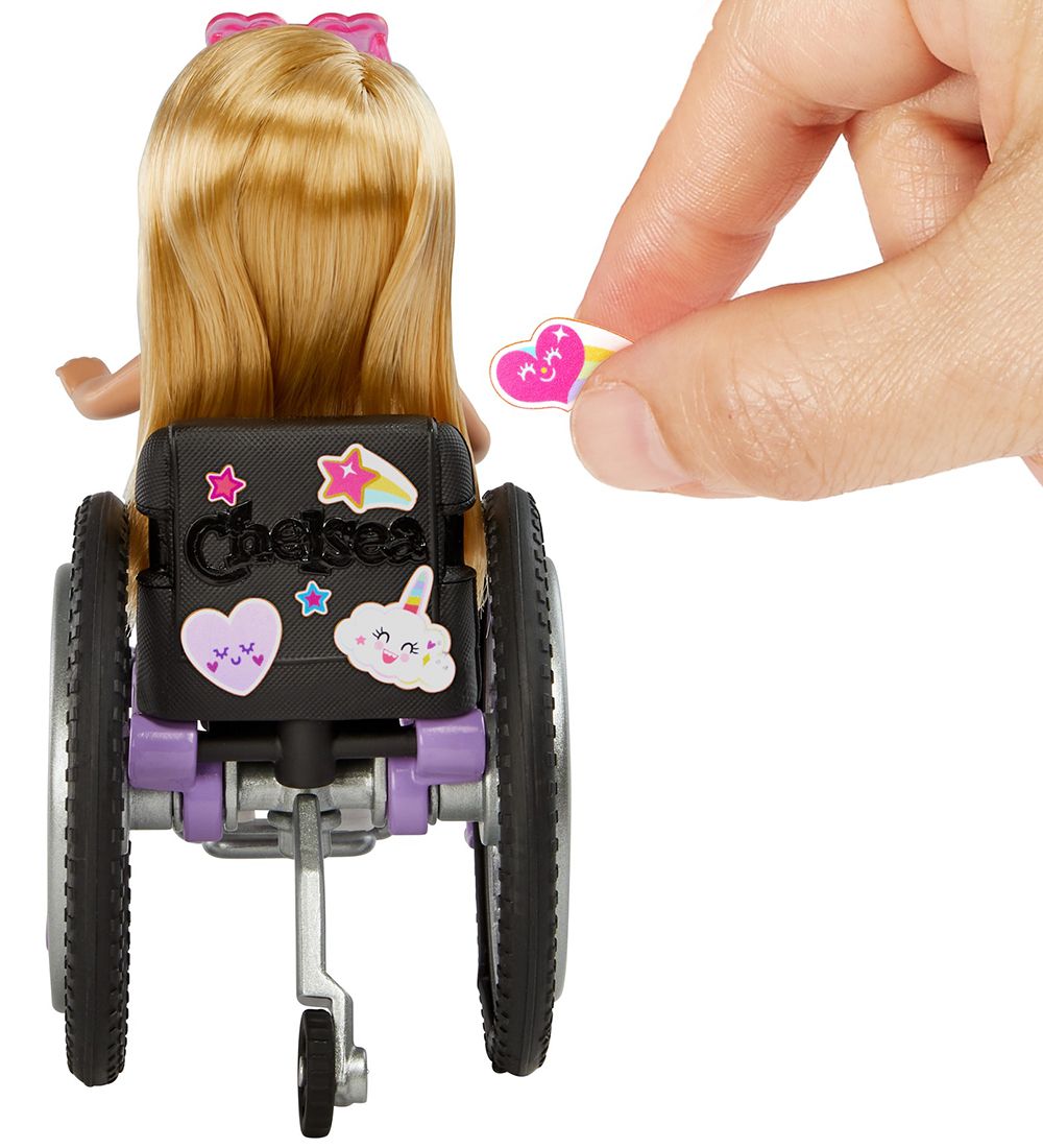 Barbie Puppe - Chelsea kleine Schwester I Rollstuhl