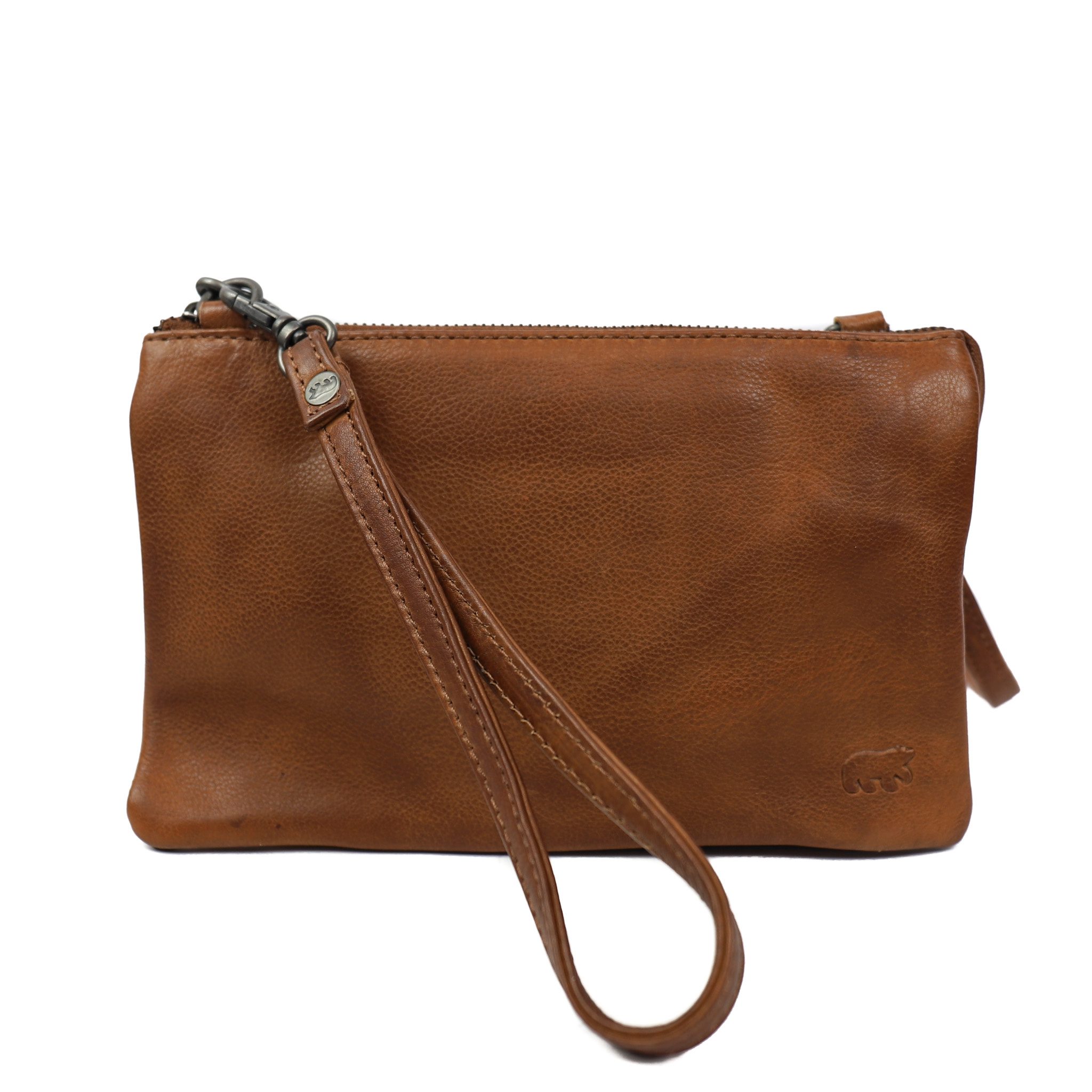 Bear Design Callisto Pelle Portemonneetasje Uma Cognac CP1119