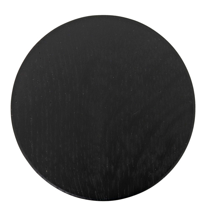 Træknop Ø115 mm sort